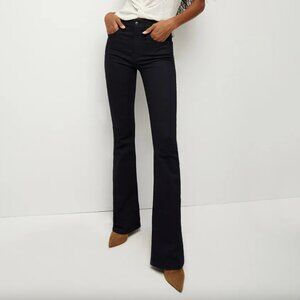 Veronica Beard Beverly Skinny Flare Jean Indigo NWT